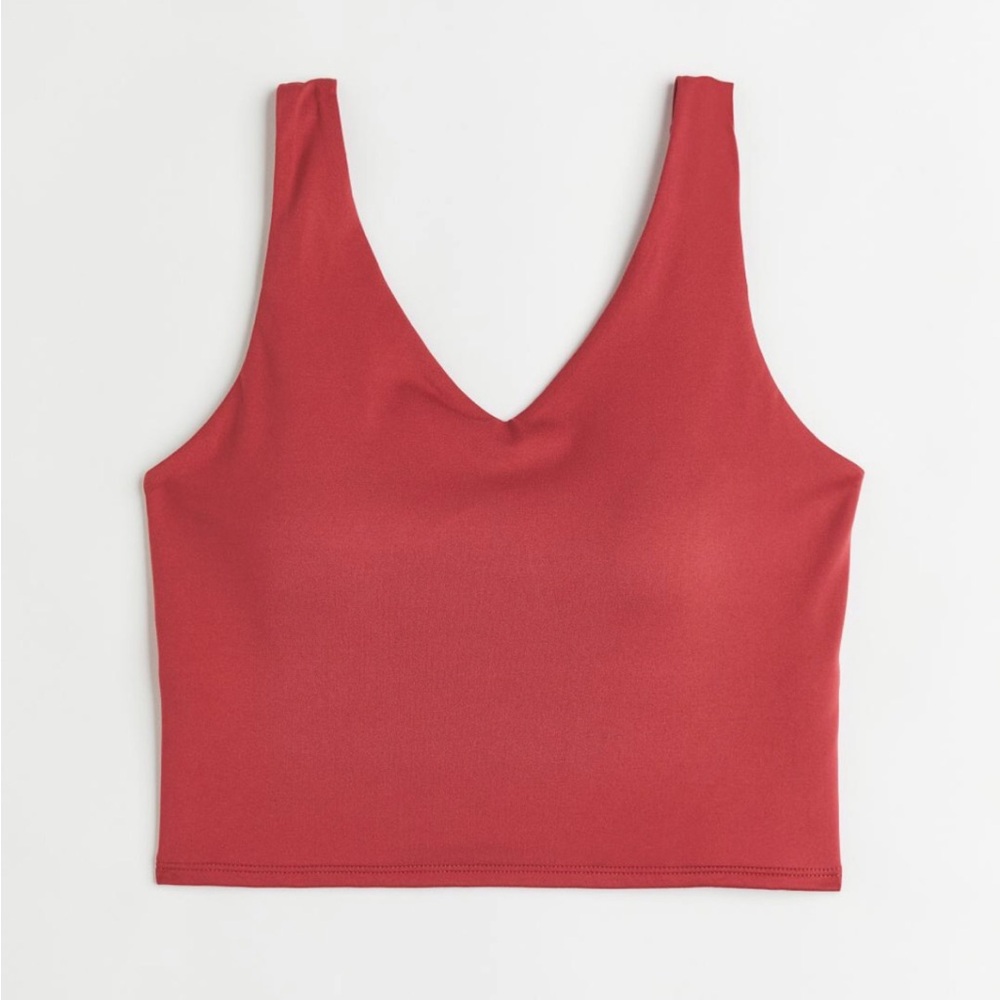 H&M Active Move Crop tank with Built in Bra